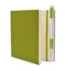 LEGO Stationery Locking Notebook with Gel Pen - Green