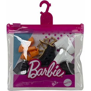 Barbie Fashion Pack Schuhe - GXG01 - Lot von 5 Stück Puppenschuhe - Neu