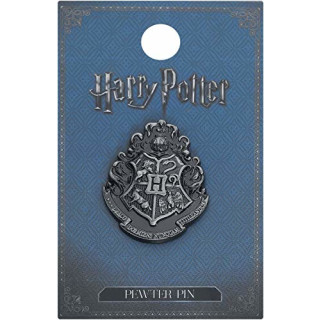 Harry Potter Hogwarts School Crest Pewter Lapel Pin