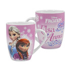 Frozen Elsa & Anna Rosa Barrel Tasse
