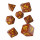 Classic RPG Caramel & yellow Dice Set (7)