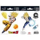 DRAGON BALL -Stickers - 16x11cm/ 2 sheets - DBZ/ Goku-Vegeta