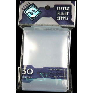 Fantasy Flight Card Game Sleeves Klar Clear - 63,5 x 88 Standard