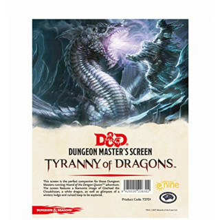 Dungeons & Dragons Tyranny of the Dragons: Hoard of the Dragon Queen DM Screen - English