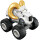 Mattel CKK64 - Fisher-Price - Blaze und die Monster-Maschinen - 5 cm DieCast Fahrzeug - Bighorn Truck