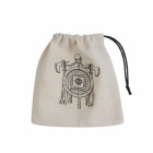 Q WORKSHOP Orc beige & Black Basic Dice Bag