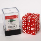 Blackfire Dice Cube ? 12mm D6 36 Dice Set ? Opaque Red