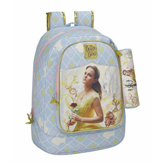 Safta Bella Y Bestia Schulrucksack, 46 cm, Blau (Azul Claro)