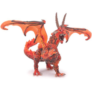 Plastoy 60225 – Figur – Das große Drachen, Feuer