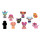 Lalaloopsy MGA Entertainment 530442GR Tinies Minipuppe, Design 2, 10-er Pack