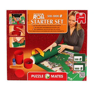 Jumbo 17951 - Puzzle Mates und Roll Starter Set