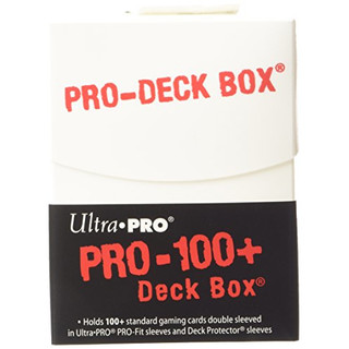 Ultra Pro PRO 100+ White Deck Box