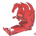 e-Raptor Dice Tower Dragon Red Small