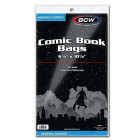 BCW Current Size Comic Bags,6-7/8 x 10-1/2 with 2"...