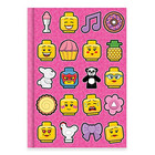 Lego 90407 - Iconic Notizbuch A5, Liniert mit 96 Seiten