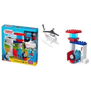 Mega Bloks Toy  Thomas und Seine Freunde Spielset  Lokomotive und Harold der Helikopter  Sodor