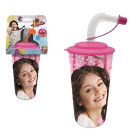 Soy Luna Trinkbecher mit Strohhalm [Kunststoff]