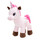 Joy Toy 121102 - Einhorn stehend - weicher Samtplüsch, 32 cm, rosa
