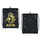 KNVB - Gymbag With Logo, Black/Gold - Turnbeutel
