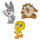 Looney Tunes Baby 000851 - Wanddeko, 32 x 25 cm, 3 Stück