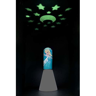 Frozen 3 in 1 magisches Schlummerlicht: Sternenhimmel Projektion, fixes weisses LED Licht und LED Licht mit Farbwechsel in Geschenkpackung
