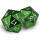 Ultra Pro Heavy Metal D20 Dice - Emerald Frost