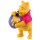Bullyland 12340 - Spielfigur, Walt Disney Winnie Puuh mit Honigtopf, ca. 6,5 cm