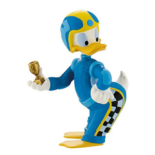 Bullyland 15464 - Disney Micky und die flinken Flitzer Spielfigur, Rennfahrer Donald