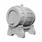 WizKids Deep Cuts Unpainted Miniatures - Keg Barrels