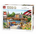 King 13.622 cm Amsterdam Puzzle (1000 Teile)