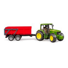bruder 2057 John Deere 6920 mit Wannenkippanhänger,...