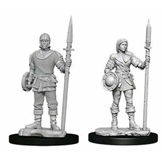 Wiz Kids Deep Cuts Unpainted Miniatures - Guards - English