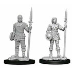 Wiz Kids Deep Cuts Unpainted Miniatures - Guards - English