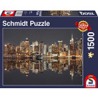 Schmidt Spiele Puzzle 58382 New York Skyline bei Nacht,...