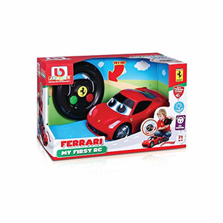 Bb Junior My First RC: Ferngesteuertes Auto Ferrari 458 Italia ab 24 Monaten, mit Licht & Sound, inkl. Fernbedienung mit Bewegungssensor, rot (16-91003)