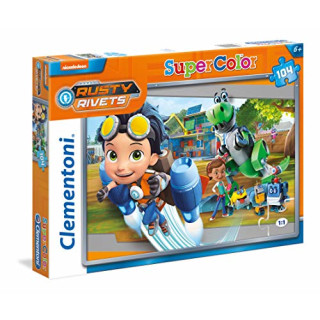 Clementoni 27102 – Rusty Rivets Puzzle, 104 Stück