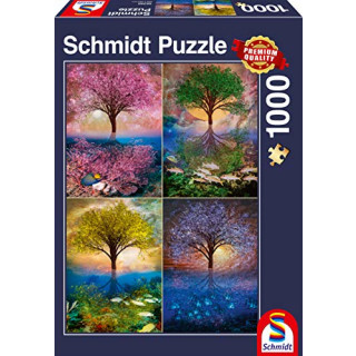 Schmidt Spiele Puzzle 58392 Zauberbaum am See, 1.000 Teile Puzzle, bunt