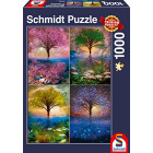 Schmidt Spiele Puzzle 58392 Zauberbaum am See, 1.000...