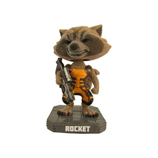Funko Wacky Wobbler Guardians Of The Galaxy - Rocket Raccoon Flocked Variant Bobble Head 15cm