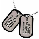 Punisher Frank Castle Dog Tags Replica