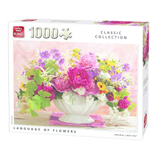 King kng05377 Classic Sprache der Blumen Puzzle (1000 Teile)