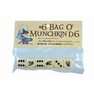 Munchkin +6 Bag O D6 (6) - English