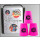 Gioco di strategia FlashCups Mostro Linea Neon Rosa m. Dvd [Importato dalla Germania]