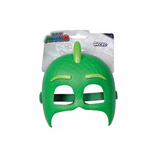 Simba 109402091 - PJ Masks Maske Gecko / mit elastischem Gummiband / zum Verkleiden/ grün / 20cm, für Kinder ab 3 Jahren
