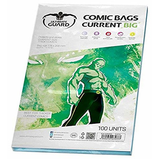 Ultimate Guard "BIG" Comic Bags (Current, Transparent)