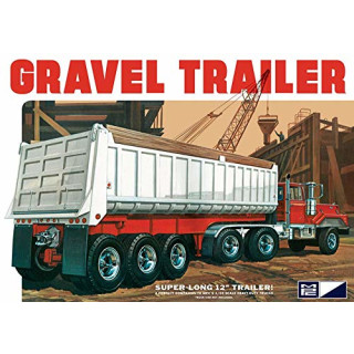 C.P.M. MPC 1:25 Scale Axle Gravel Trailer Model Kit (3-Piece)