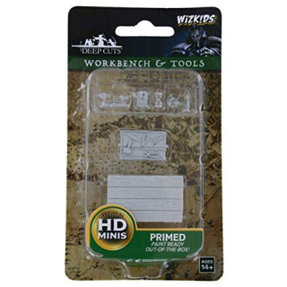 Dungeons & Dragons WizKids: Deep Cuts Unpainted Miniatures: Workbench & Tools