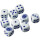 Gale Force Nine GF9ST006 - Star Trek Ascendancy: Dice Expansion - Federation, 9 Würfel