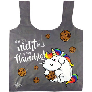 Pummeleinhorn Shopping Bag flauschig, grau