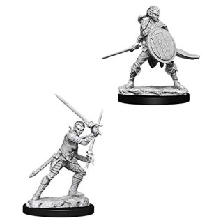 Pathfinder Battles Deep Cuts Unpainted Miniatures - Female Elf Fighter